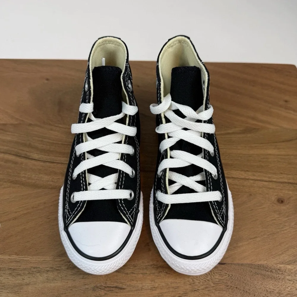 New Little Kids Converse Chuck‎ Taylor All Star High Top Black Sneaker Sz 11 C